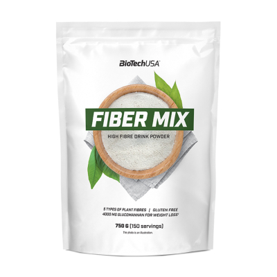Fiber Mix Ballaststoff Pulver - 750g Beutel (Biotech USA)