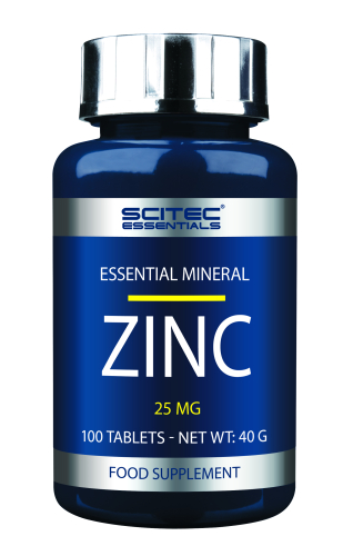 Zinc 25mg - 100 Tabletten (Scitec Nutrition)