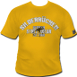 Mobile Preview: Roughneck T-Shirt 'Double B' gelb (Silberrücken)