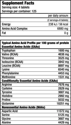 Mega Amino - 100 Tabletten (Biotech USA)