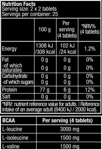 BCAA 6000 - 100 Tabletten (Biotech USA)