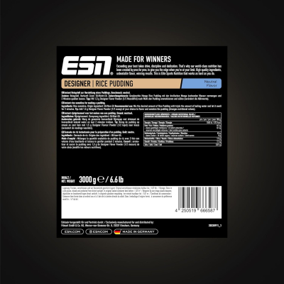 Preview: Designer Rice Pudding - 3KG Beutel (ESN) Preview: ESN Designer Rice Pudding