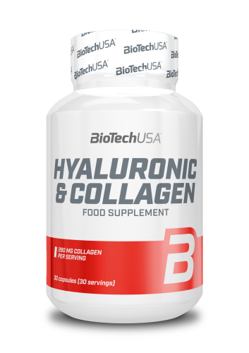 Hyaluronic & Collagen - 30 Kapseln (Biotech USA)