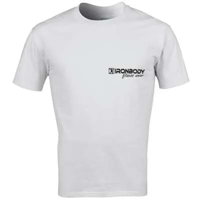 Fitness & Bodybuilding T-Shirt white (Ironbody)