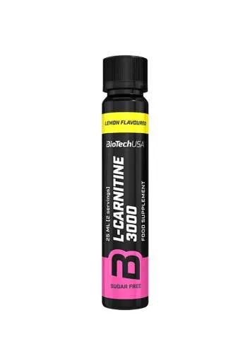 L-Carnitine 3000 - 20x25ml ampouls (Biotech USA)