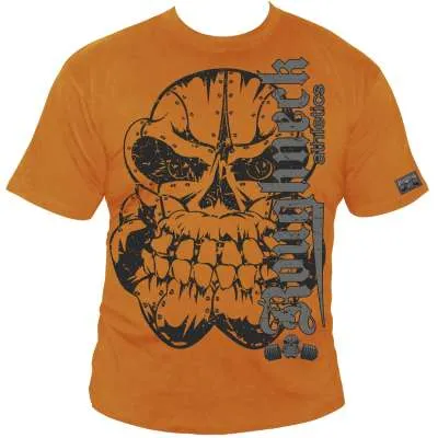 Roughneck T-Shirt 'Ultimate Bench' orange (Silberrücken)