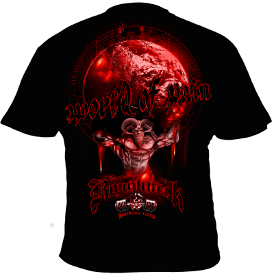 Roughneck T-Shirt 'World of Pain' black