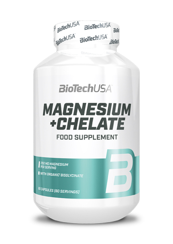 Magnesium + Chelate - 60 Kapseln (Biotech USA)