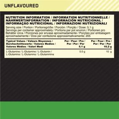 Optimum Nutrition Glutamine Powder