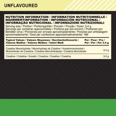 Optimum Nutrition Micronised Creatine Powder