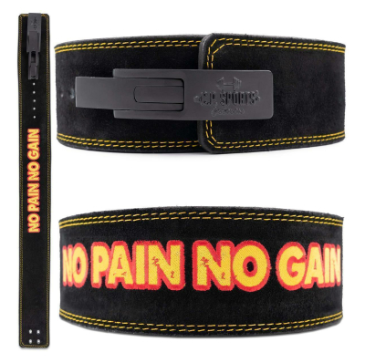 Professional Powerlifting Belt "No Pain No Gain" (C.P. Sports)