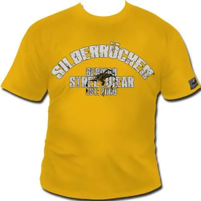 Roughneck T-Shirt 'Double B' yellow