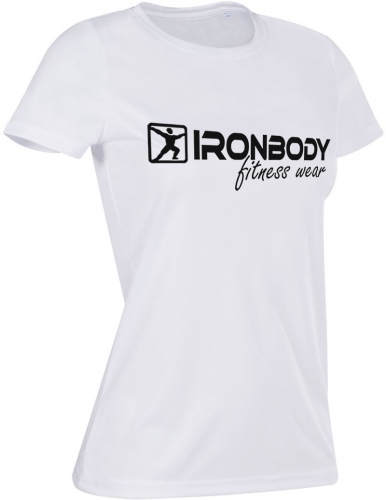 Woman Function & Fitness T-Shirt white / black (Ironbody)
