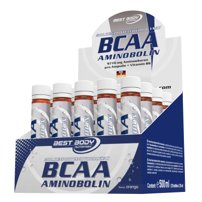 BCAA Aminobolin - 20 ampouls of 25ml (Best Body Nutrition)