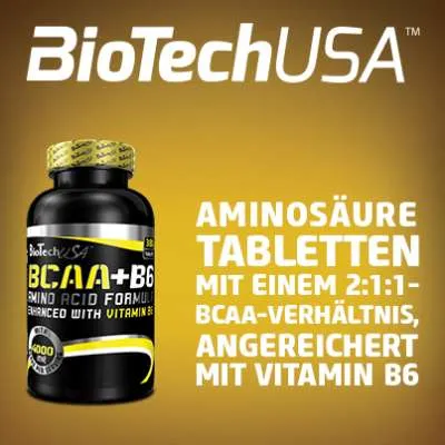 BCAA + B6 - 200 Tabletten (Biotech USA)