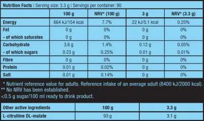 Citrulline Malate - 300g powder (Biotech USA)