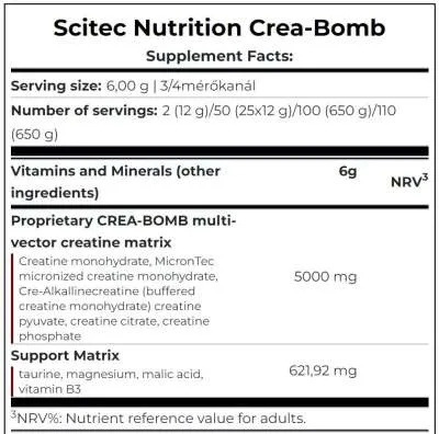 Crea-Bomb - 660g powder (Scitec Nutrition)