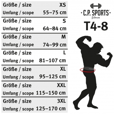Gewichthebergürtel Komfort extra breit (C.P. Sports)