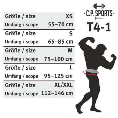 Weight lifting belt leather extra wide (C.P. Sports)