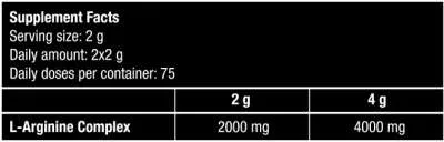 L-Arginine - 300g Dose (Biotech USA)