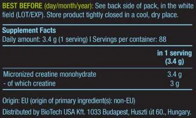 Biotech USA Creatin 300g