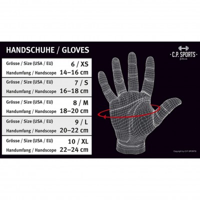 Profi-Grip-Bandagen-Handschuh - 1 Paar (C.P. Sports)