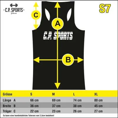 Rib Tank Top dunkelgrau (C.P. Sports)