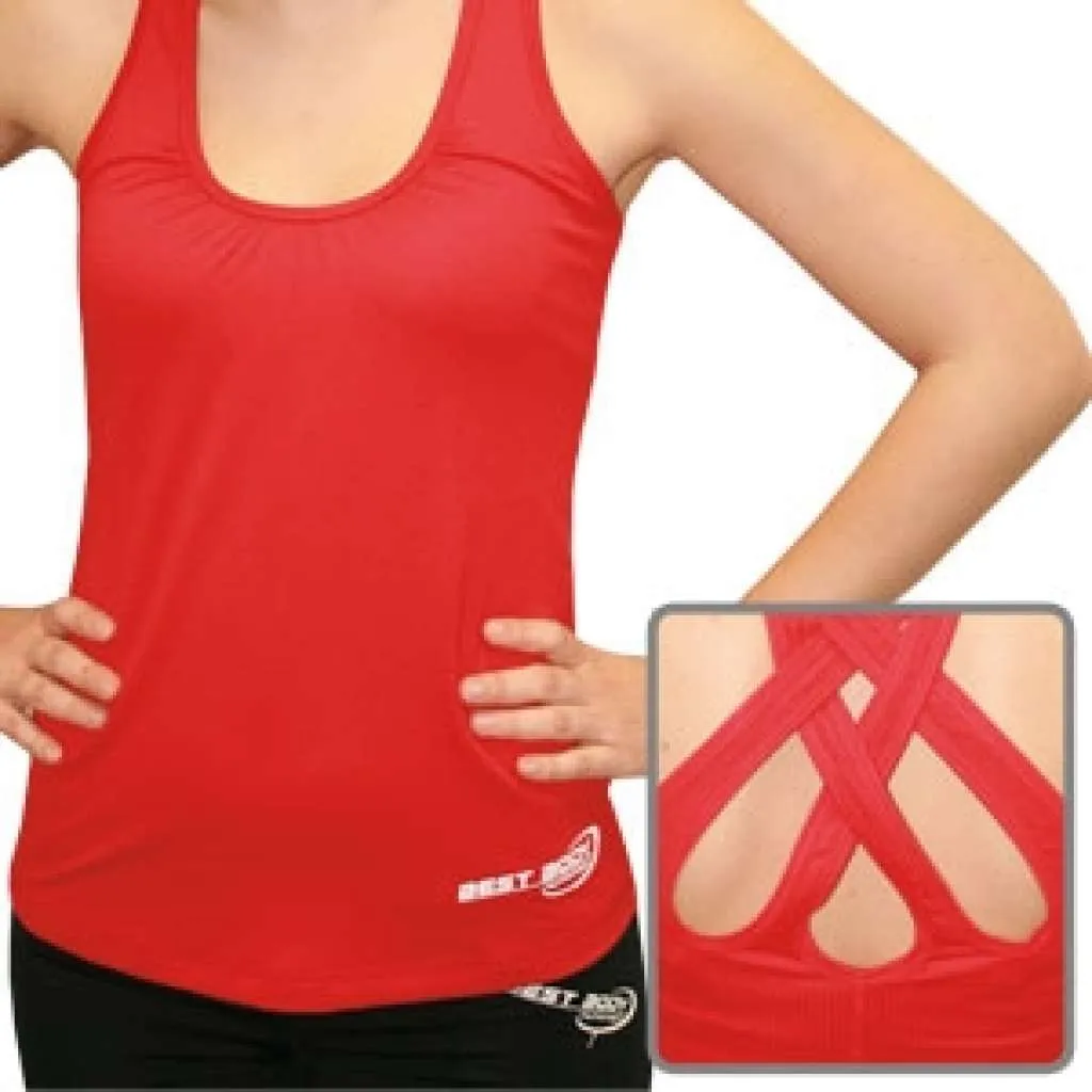 Woman Premium TankTop red (Best Body Nutrition)