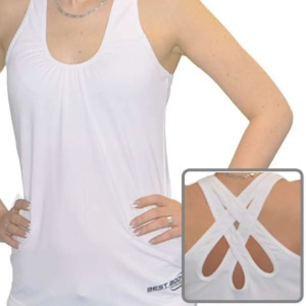 Woman Premium TankTop white (Best Body Nutrition)