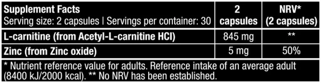 ALC Acetyl-L-Carnitin - 60 Kapseln (Biotech USA)