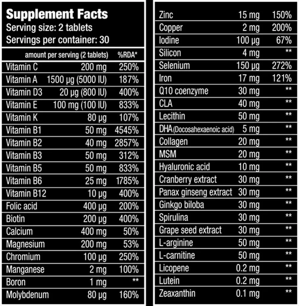 Active Woman - 60 tabs (Biotech USA)