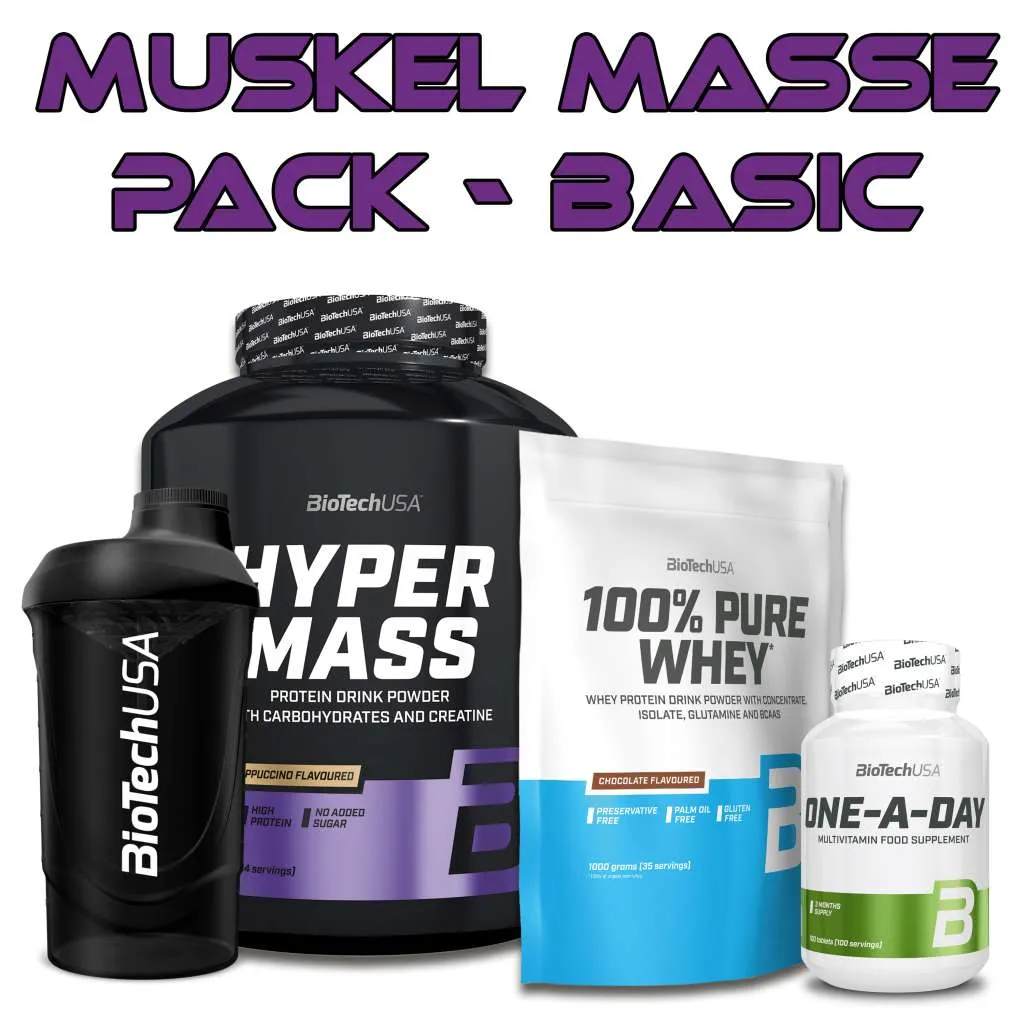 BiotechUSA Muskelaufbau Masse Pack Basic
