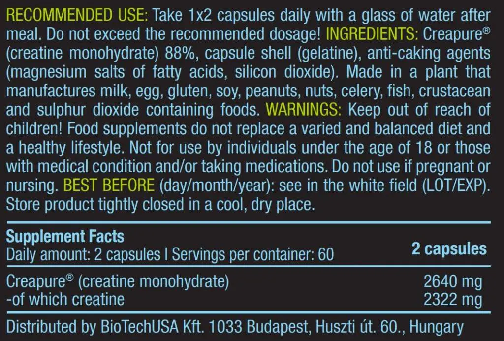 BiotechUSA Mega Creatine Creapure