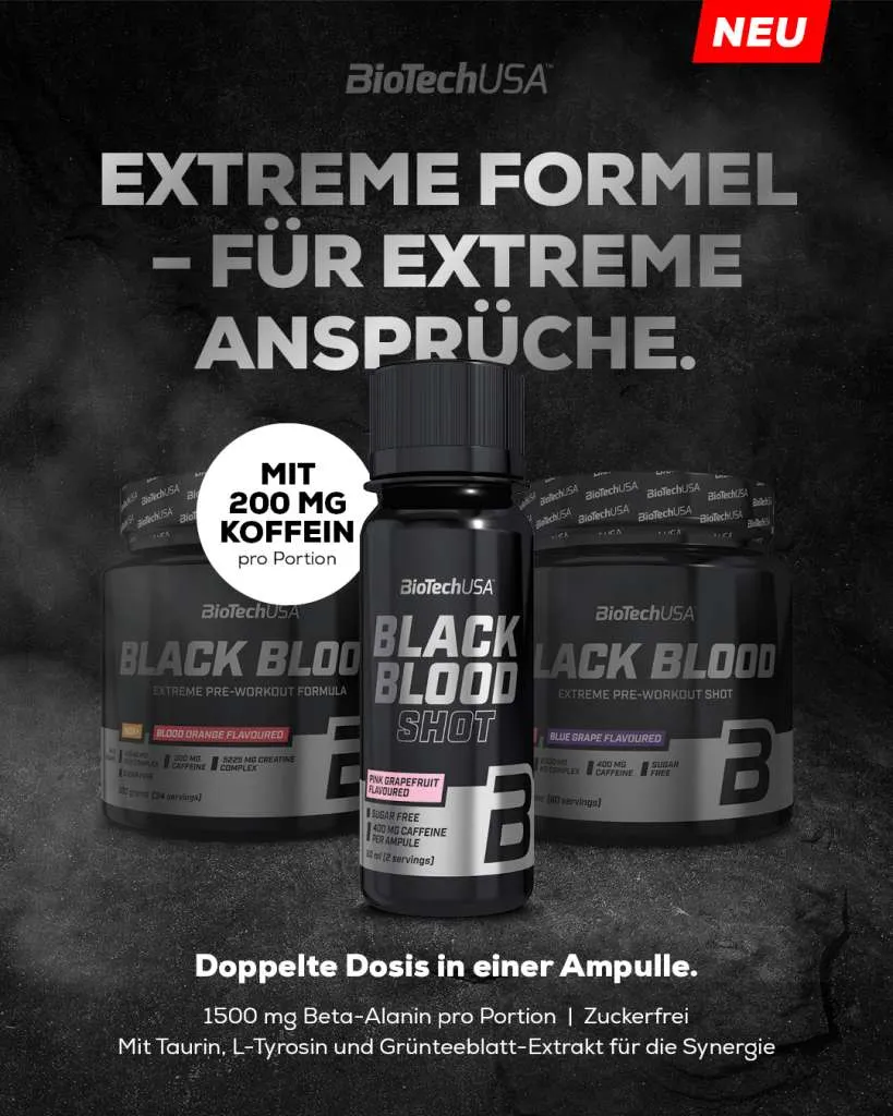 Black Blood - 20x60ml Shot (Biotech USA)