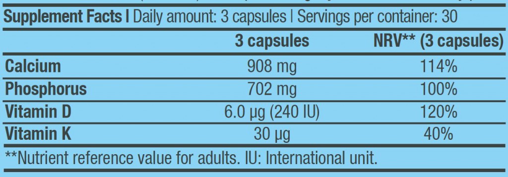 Ca D3 K2 - 90 capsules (Biotech USA)