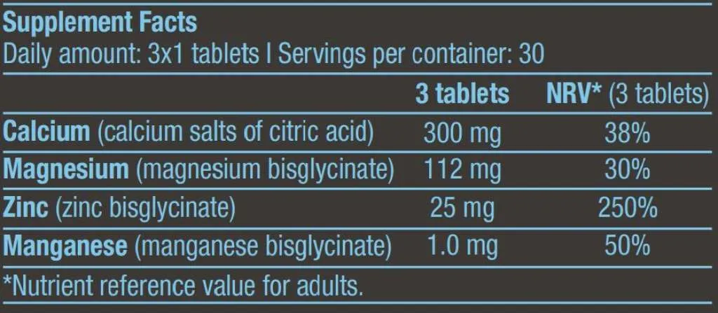 Biotech USA Calcium Zinc Magnesium