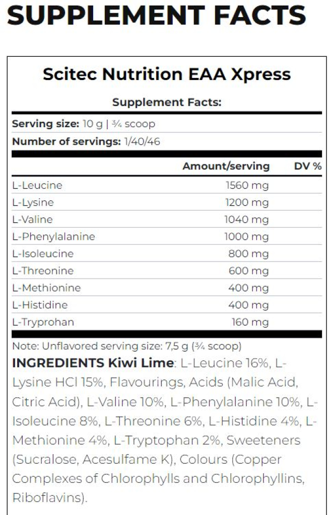 EAA Xpress - 350g powder (Scitec Nutrition)
