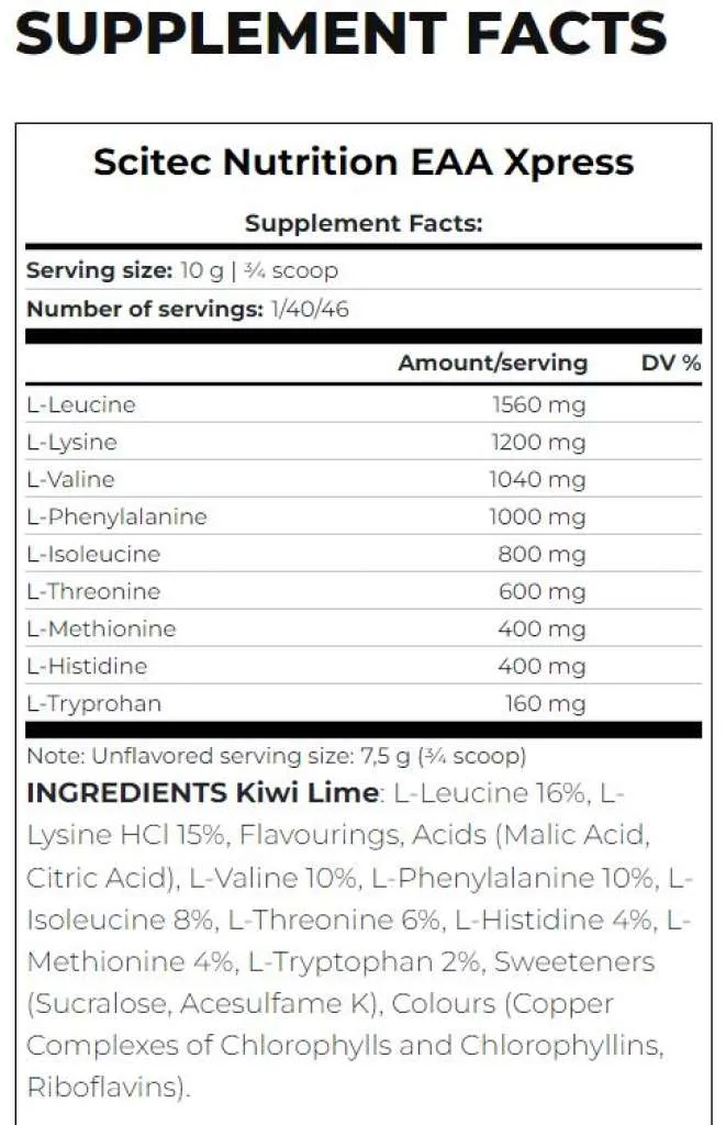 EAA Xpress - 400g Dose (Scitec Nutrition)