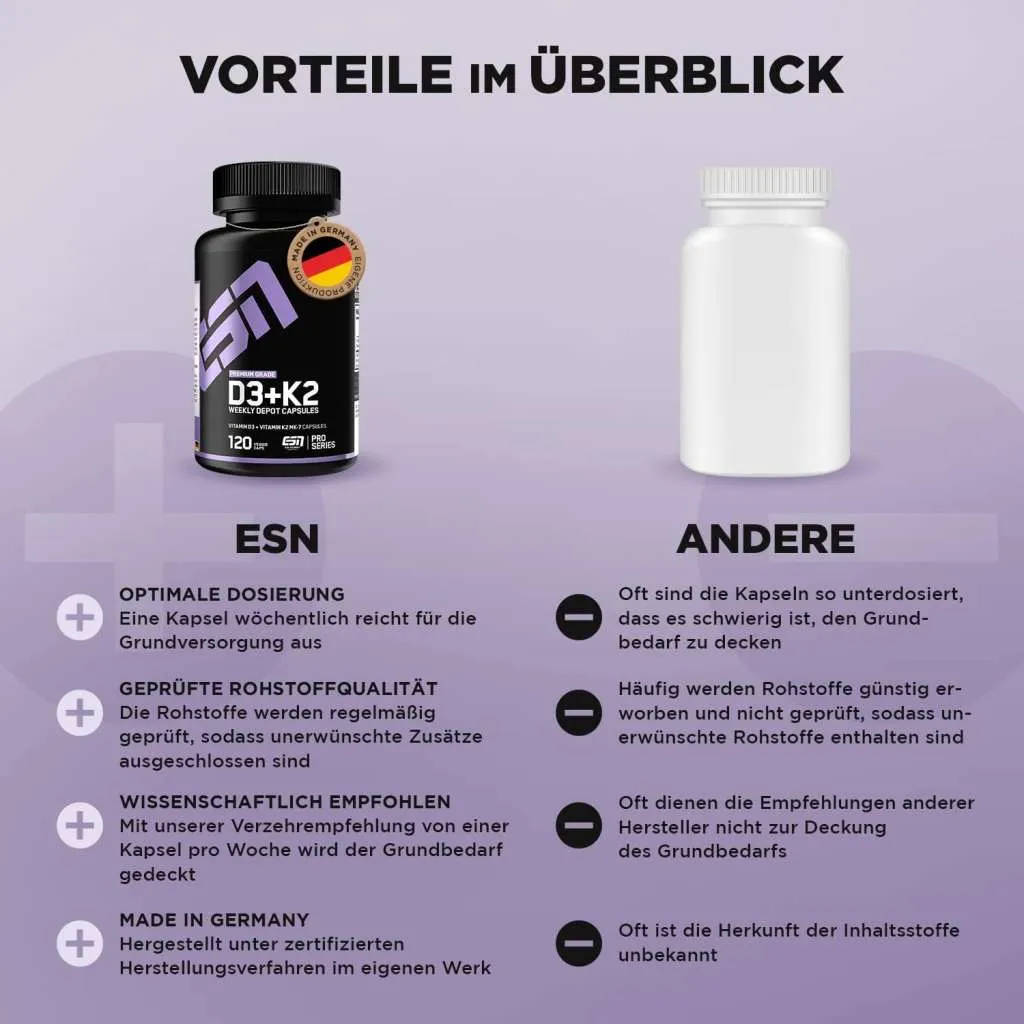 ESN Vitamine D3 + K2
