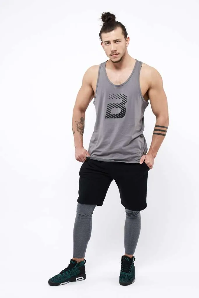 Trainings Tank Top 'Goal' grau (Biotech USA)