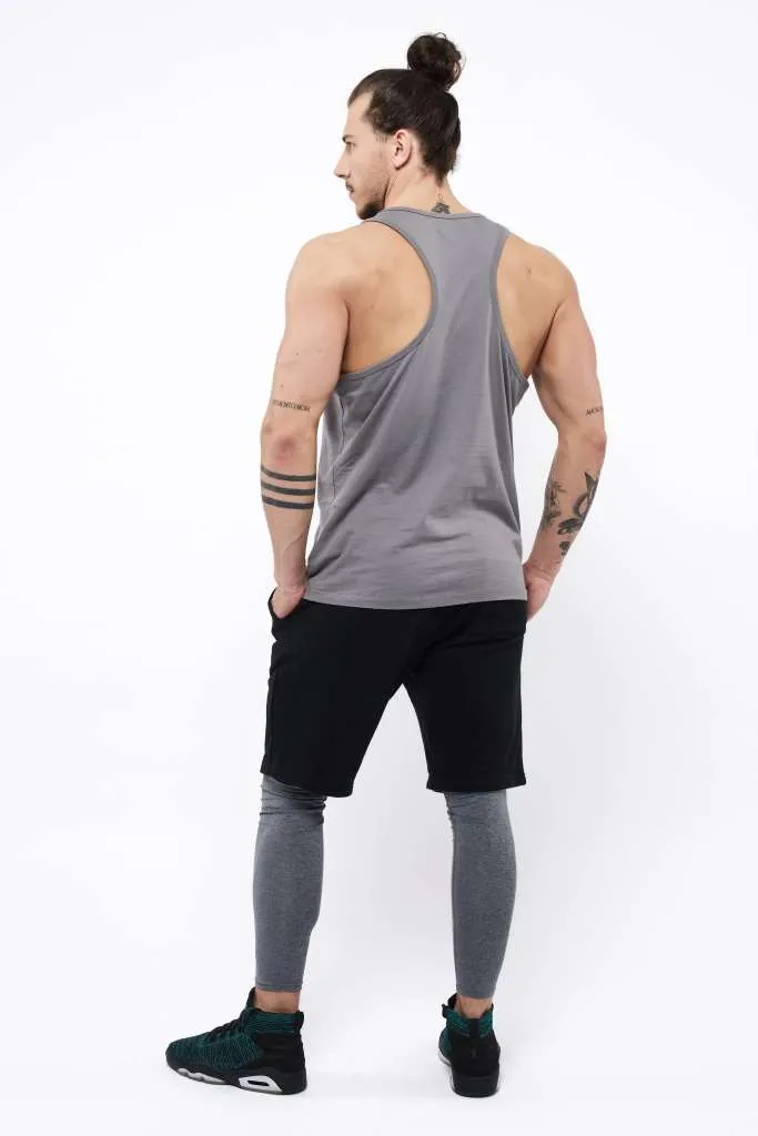 Trainings Tank Top 'Goal' grau (Biotech USA)