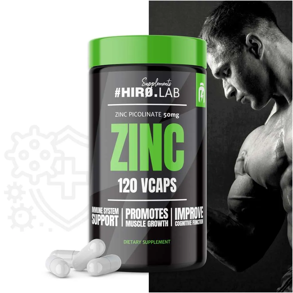 Zinc Picolinate 50mg - 120 Kapseln (Hiro Lab)