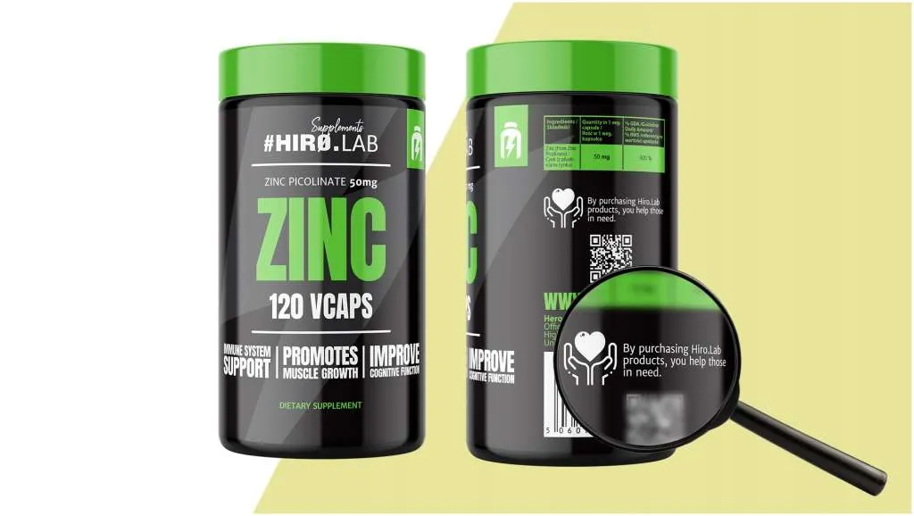 Zinc Picolinate 50mg - 120 Kapseln (Hiro Lab)