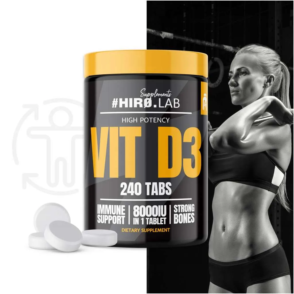 Vitamine D3 - 240 tabs (Hiro Lab)