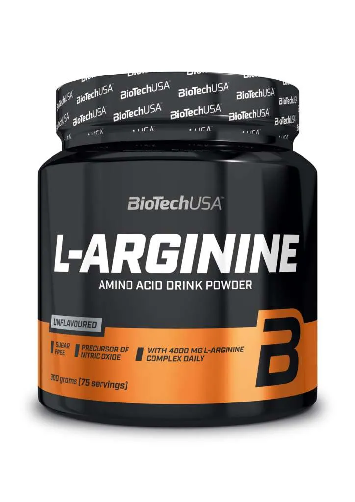 L-Arginine - 300g Dose (Biotech USA)