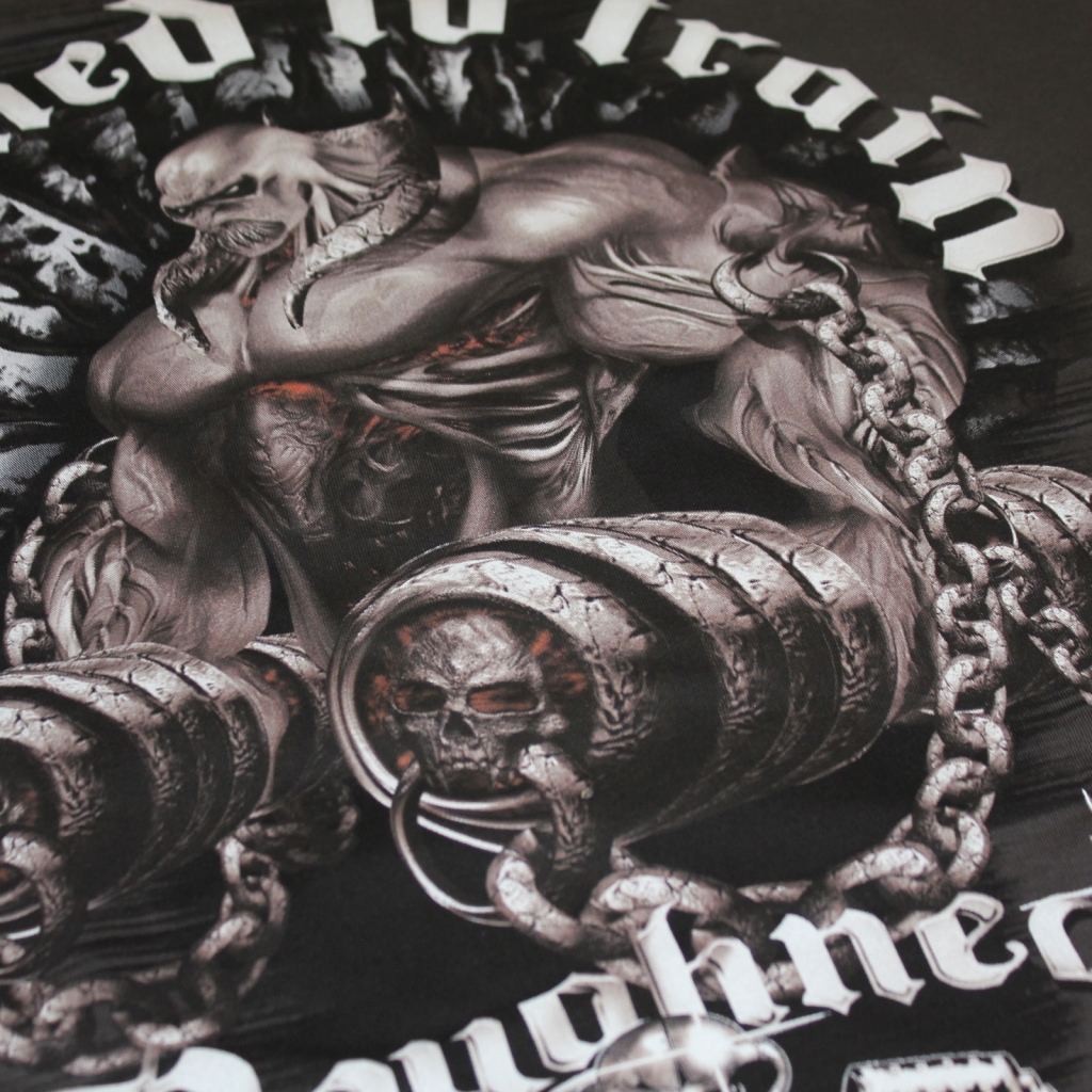 Roughneck T-Shirt 'Chains of Pain' graphite (Silberrücken)