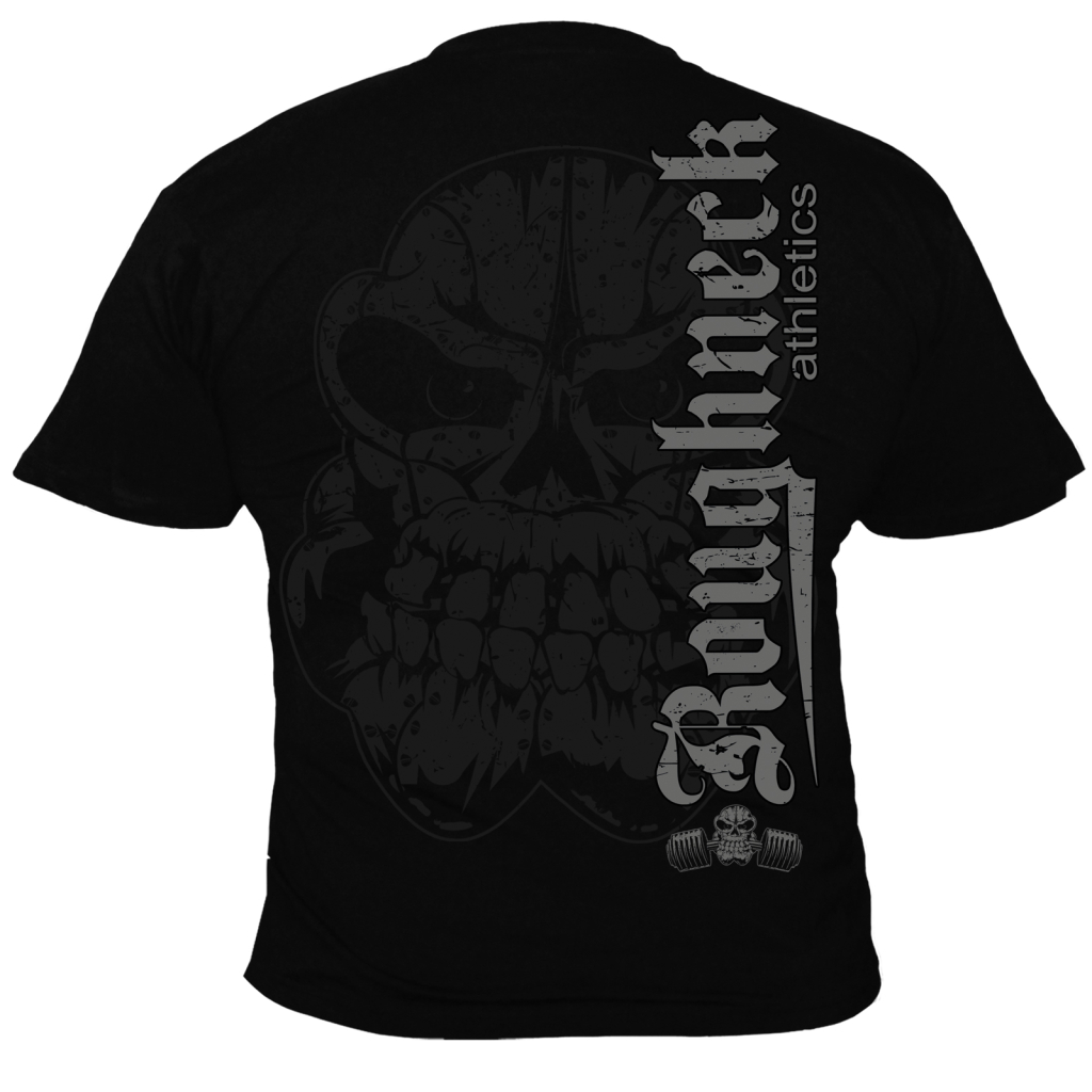 Roughneck T-Shirt 'Monster Shrugs' schwarz (Silberrücken)