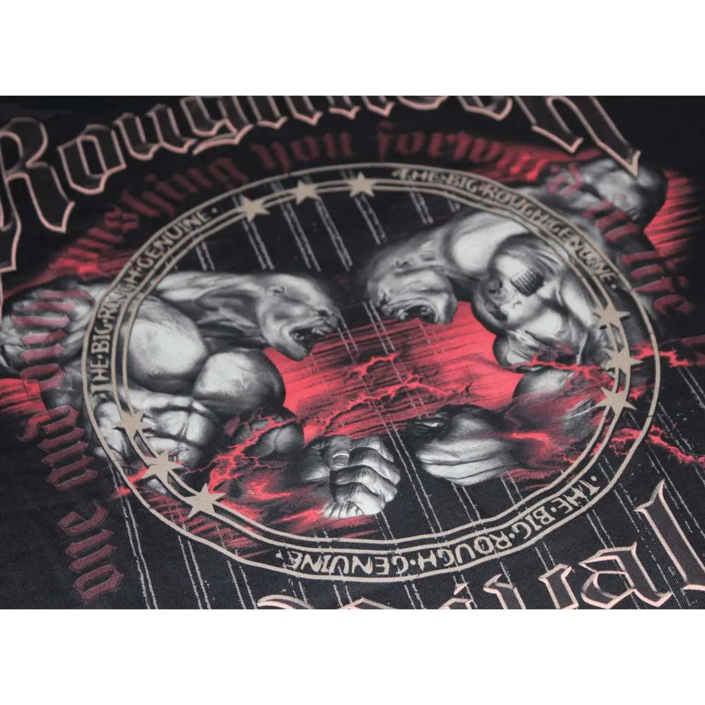 Roughneck T-Shirt 'Rival' schwarz (Silberrücken)