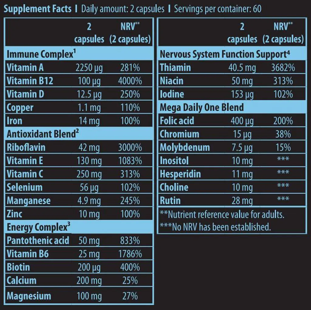 Scitec Nutrition Mega Daily One Plus