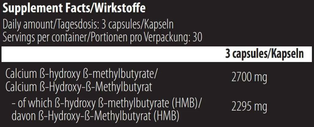 Mega HMB - 90 Kapseln (Scitec Nutrition)